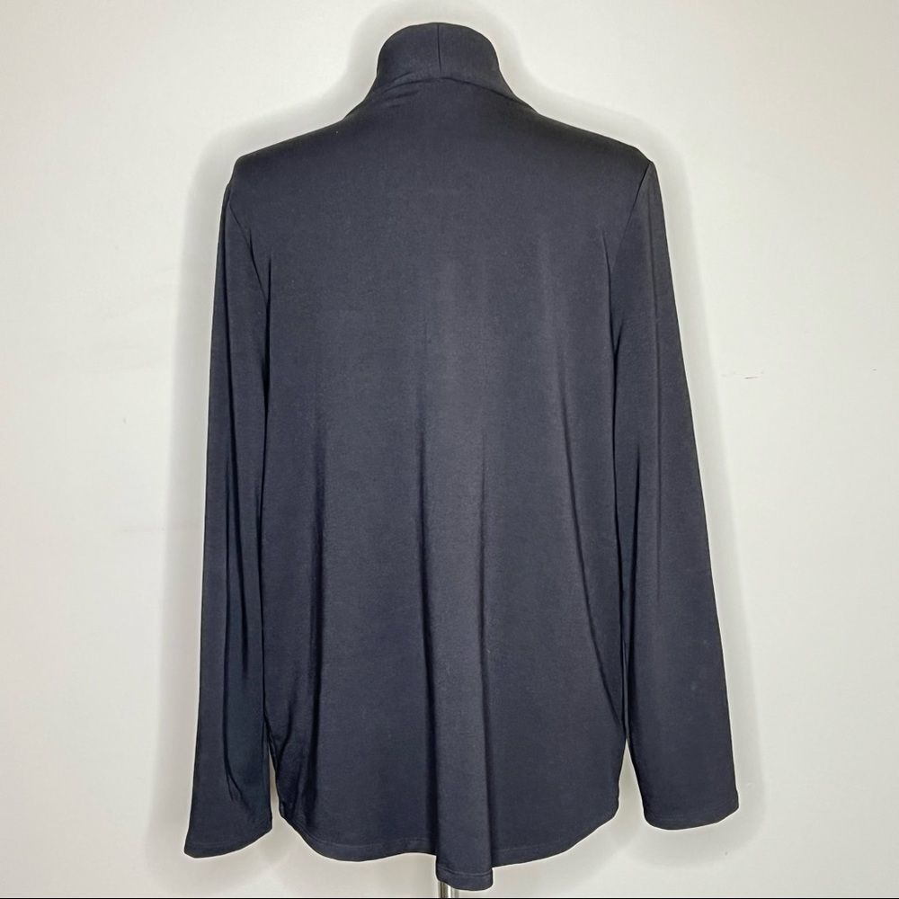 Talbots Micro Modal Stretch Open Front Cardigan S… - image 5